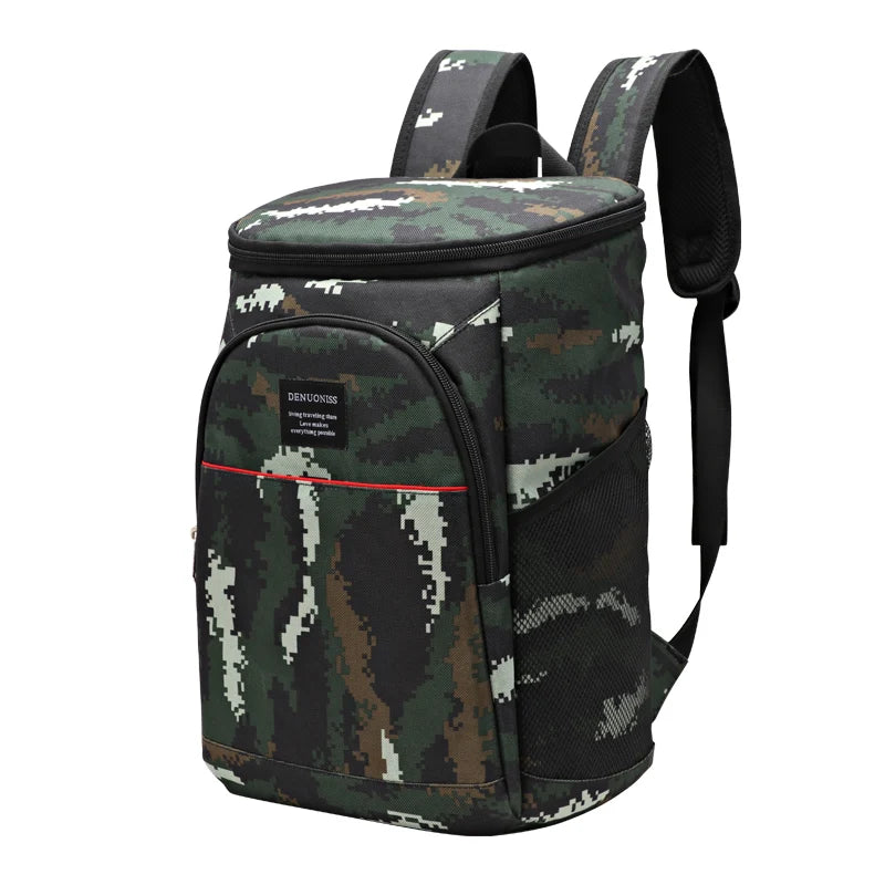Large Capacity Men Backpack For Picnic Waterproof Food Backpack
