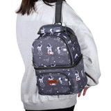 Space Print Double Lunch Box Insulated Bag