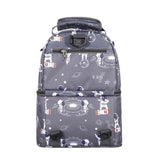 Space Print Double Lunch Box Insulated Bag