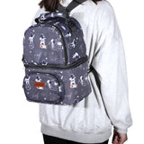 Space Print Double Lunch Box Insulated Bag