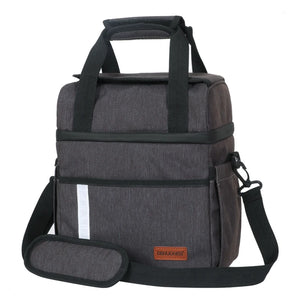 9L Large Capacity Portable Lunch Bag Beach Cooler Thermal Ice Box