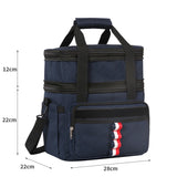 Leak-Proof Refrigerated Cooler Bag Holds 36 Cans