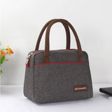 Portable Lunch Bag Insulated Tote Cooler Handbag Bento Pouch