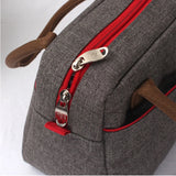 Portable Lunch Bag Insulated Tote Cooler Handbag Bento Pouch
