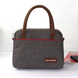 Portable Lunch Bag Insulated Tote Cooler Handbag Bento Pouch