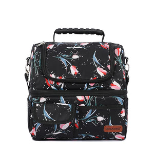 DENUONISS Women Lunch Bag Insulated Thermal Cooler Portable Picnic
