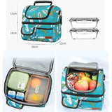 DENUONISS Women Lunch Bag Insulated Thermal Cooler Portable Picnic