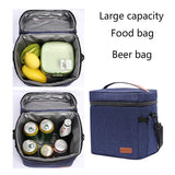 Large Waterproof Cooler Bag Insulated Leakproof Thermal Beer Koozie