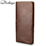 Men's Thin Leather Wallet Handy Slim Male Wallet Zipper Pocket
