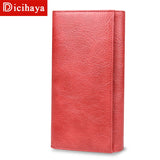 REAL Leather Women Wallet Butterfly Embossing Clutch Money Bag Female Wallet