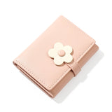 Short Flowers Wallet Women Purse Female Mini Wallets Students