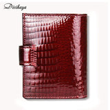 Genuine Leather Women Mini Wallet Multi-Cards Holder Small Hasp Wallet