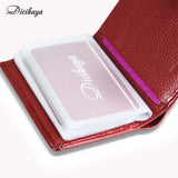 Genuine Leather Women Mini Wallet Multi-Cards Holder Small Hasp Wallet