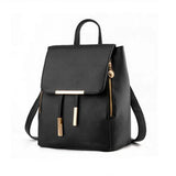 Women Backpack High PU Leather Mochila Escolar School Bags For Teenagers Girls