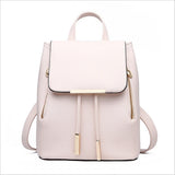 Women Backpack High PU Leather Mochila Escolar School Bags For Teenagers Girls