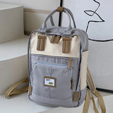 Canvas Women Backpack Anti-theft School Bag