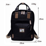 Canvas Women Backpack Anti-theft School Bag