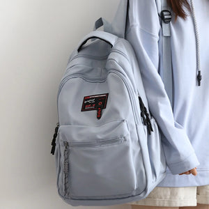 Waterproof Nylon Rucksack for College Boys Student Bookbag School Bag