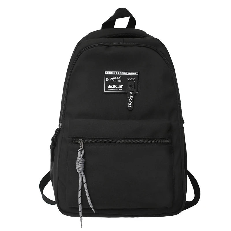 Waterproof Nylon Rucksack for College Boys Student Bookbag School Bag