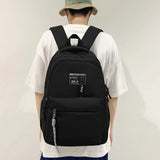 Waterproof Nylon Rucksack for College Boys Student Bookbag School Bag