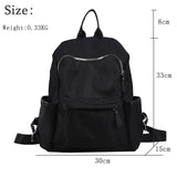 Waterproof Nylon Anti-theft School Backpack for Teenage Girls Female Laptop Trav