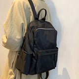 Waterproof Nylon Anti-theft School Backpack for Teenage Girls Female Laptop Trav