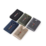 Canvas Wallets Money Purse Bags Men Women Slim Thin Zipper Mini Wallet