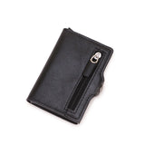 Thin Short Zipper Men's Wallet Small Money Bag