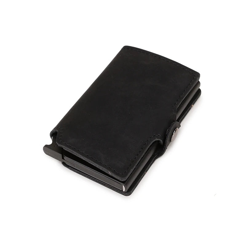 RFID Metal Ultrathin Business Card Holder Cash Pocket Money Bag Wallet