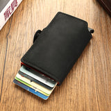 RFID Metal Ultrathin Business Card Holder Cash Pocket Money Bag Wallet