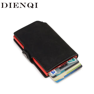RFID Metal Ultrathin Business Card Holder Cash Pocket Money Bag Wallet