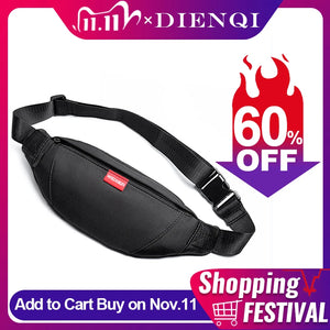 Men's Anti-theft Chest Bag Waterproof Waist Belt Fanny Pack