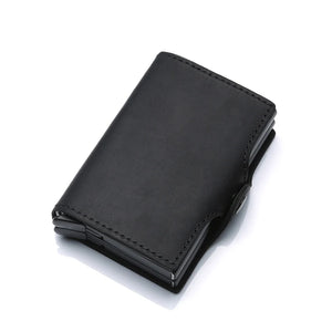 RFID Blocking Men's Wallet Anti-Theft Money Bag Bifold Short Case