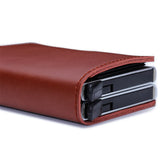 RFID Blocking Men's Wallet Anti-Theft Money Bag Bifold Short Case