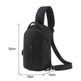 Anti-theft RFID Chest Bag High Splashproof Men's Bag