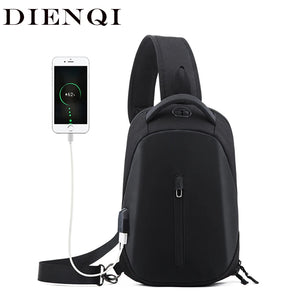 Anti-theft RFID Chest Bag High Splashproof Men's Bag