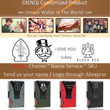 RFID Carbon Fiber Men Wallets Metal Slim Thin Man Wallet Money Bags