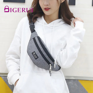 High Waist Bags For Women Shoulder Fanny Pack Sports Casual Case Money Belt