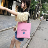 Canvas Shoulder Bags for Women Girls Student Backpack