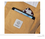 DIGERUI Corduroy Shoulder Bag Women's College Style Handbag