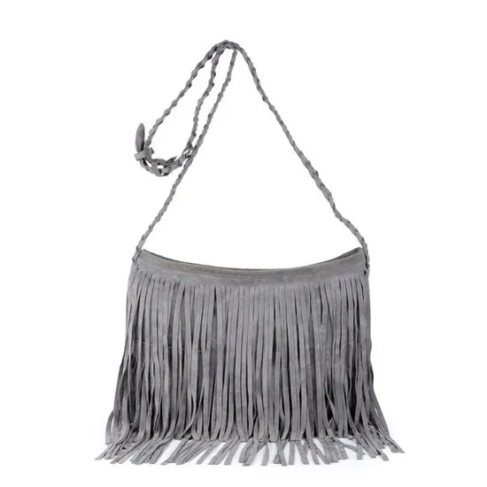 Bohemia Suede Tassel Shoulder Bag Crossbody