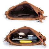 Bohemia Suede Tassel Shoulder Bag Crossbody