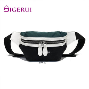 Canvas Banana Fanny Pack Waist Bag Women Waist Pack Phone Pouch