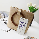 DIINOVIVO Bohemia Style Women's Summer Bags Straw Beach Bag