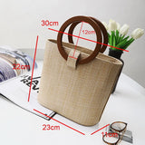 DIINOVIVO Bohemia Style Women's Summer Bags Straw Beach Bag