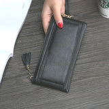 Women Leather Wallet Long Purse Mobile Phone Bag