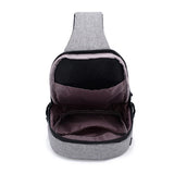 Canvas Chest Pack Single Shoulder Strap Bags Casual Travel Pack