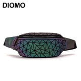 Luminous Holographic Waist Pack for Women