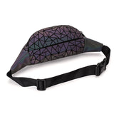 Luminous Holographic Waist Pack for Women