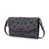 Geometric Messenger Bag Reflective Small Envelope Purse